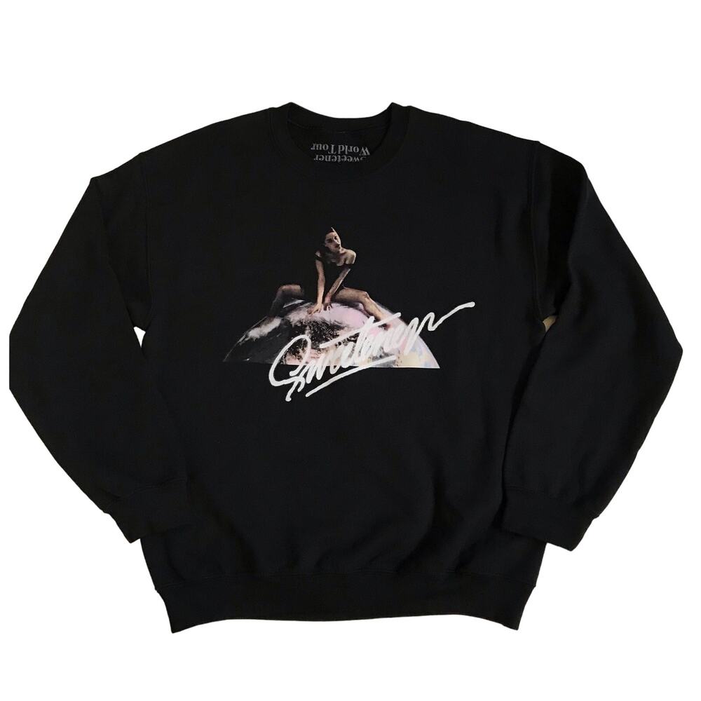Ariana Grande Sweetener World Concert Tour Sweatshirt God Is A Woman Medium EUC